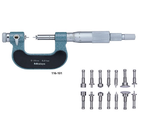 <b>116系列万能千分尺 可更换测砧型</b>