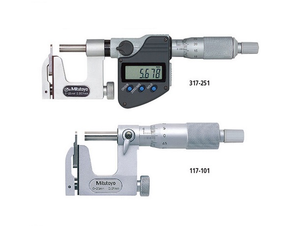 <b>317/117型可更换测砧型千分尺</b>