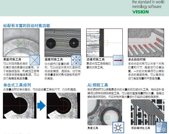 <b>三丰影像测量仪QV选件物镜数据处理软件QVPAK</b>